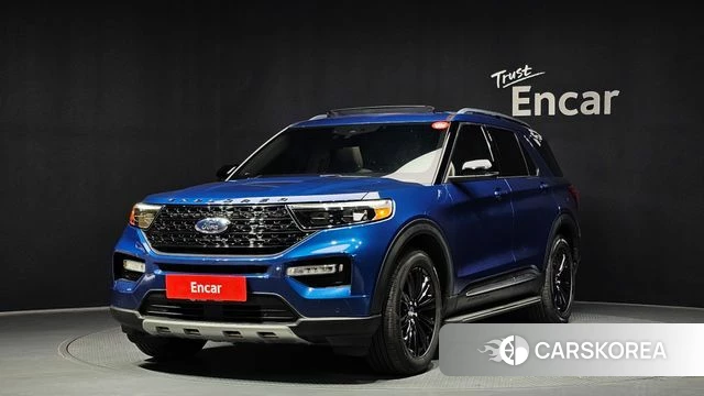 Ford Explorer 6th Generation 2021 Синий из Кореи