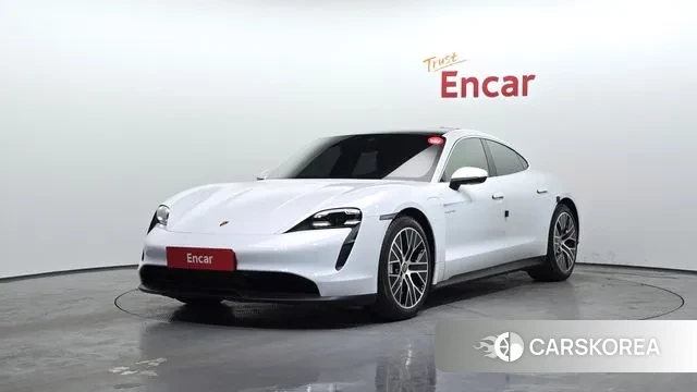 Porsche Taycan 2021 Белый из Кореи