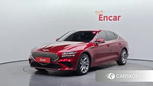 Genesis The New G70 2022 Красный из Кореи