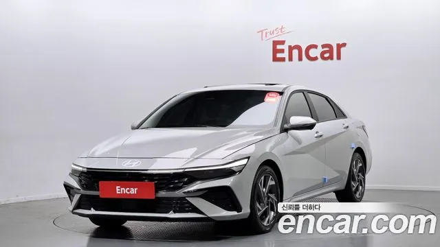 Hyundai The New Avante (CN7) 2024 Серебряный из Кореи