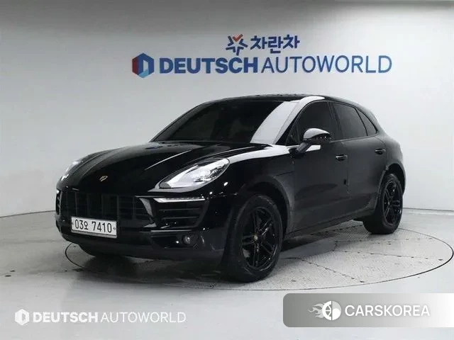 Porsche Macan 2018 Черный из Кореи
