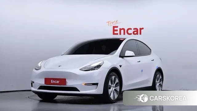 Tesla Model Y 2022 Белый из Кореи