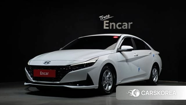 Hyundai Avante (CN7) 2020 Белый из Кореи