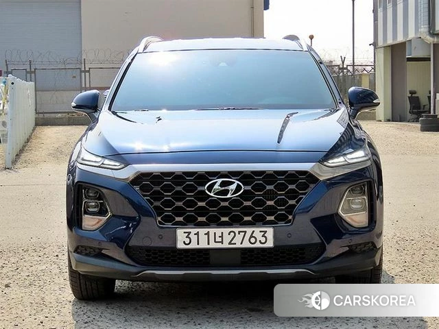 Hyundai Santa Fe TM 2019 Синий из Кореи