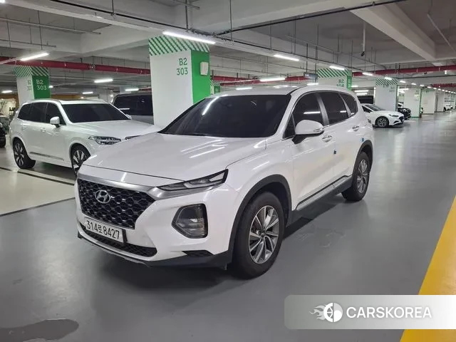 Hyundai Santa Fe TM 2019 Белый из Кореи