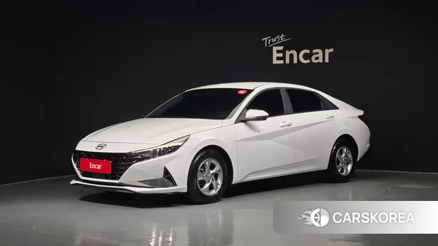 Hyundai Avante (CN7) 2021 Белый из Кореи