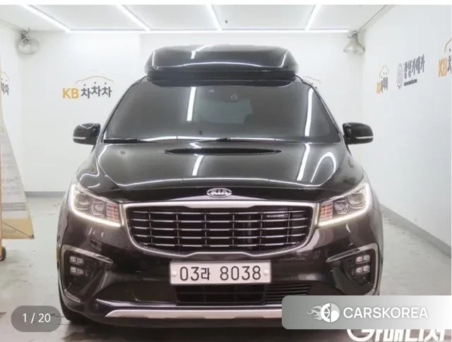 Kia The New Carnival 2019 Черный из Кореи