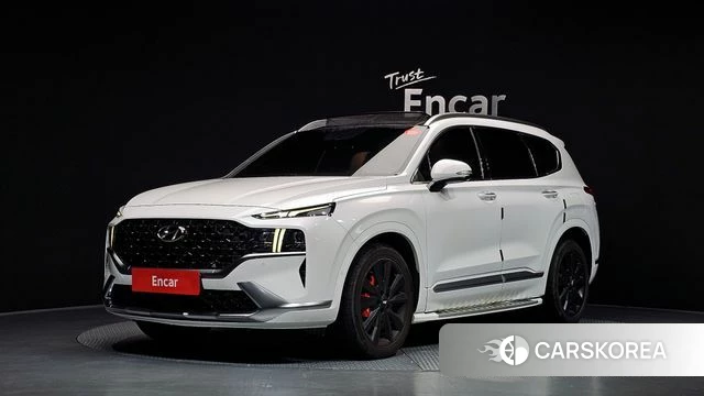 Hyundai The New Santa Fe 2021 Белый из Кореи
