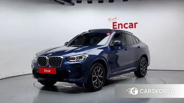 BMW X4 (G02) 2022 Синий из Кореи
