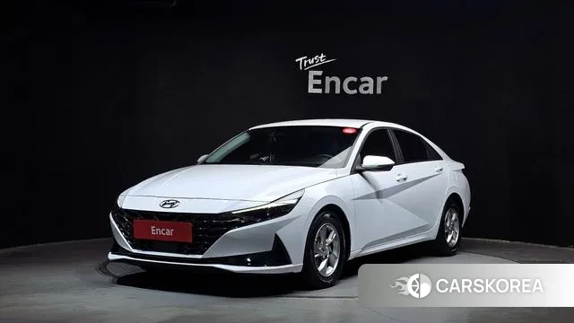 Hyundai Avante (CN7) 2022 Белый из Кореи