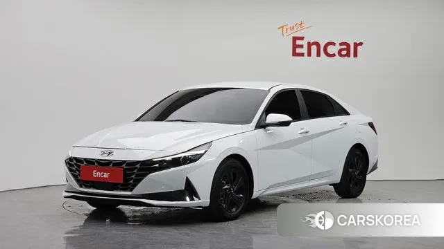 Hyundai Avante (CN7) 2022 Белый из Кореи