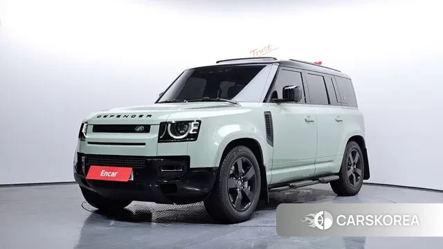 Land Rover Defender (L663) 2023 Светло-зеленый из Кореи