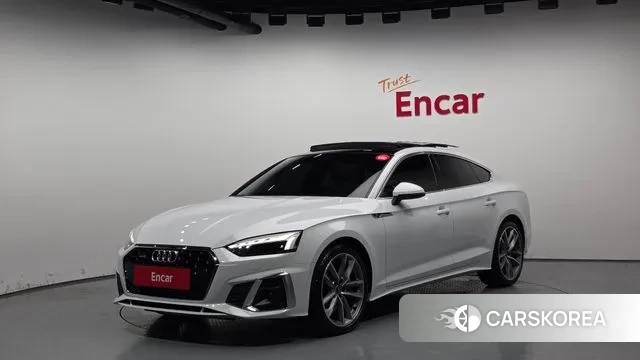 Audi A5 (F5) 2023 Белый из Кореи