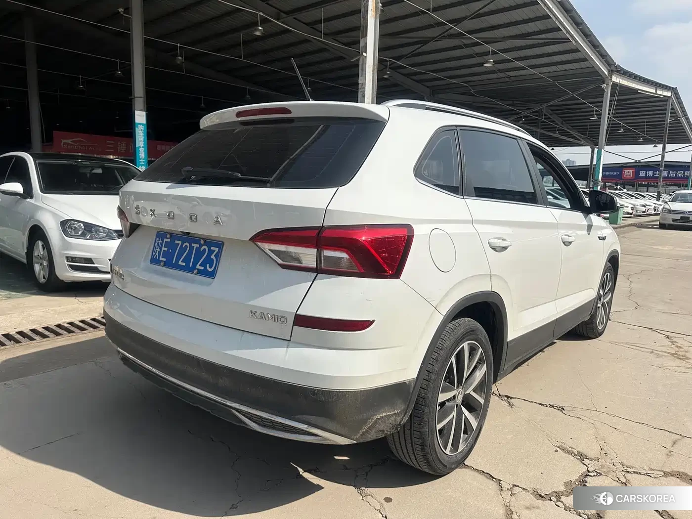 Skoda Kamiq 2024 Белый из Китая