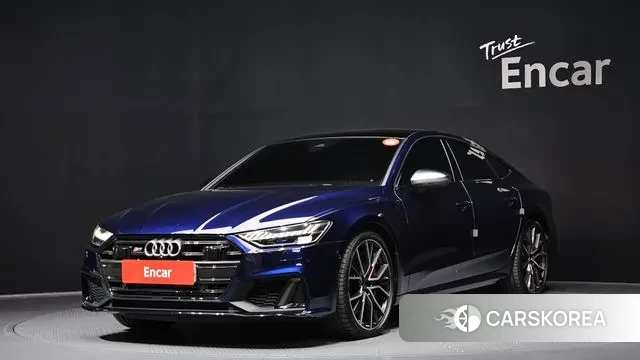 Audi S7 (4K) 2020 Синий из Кореи