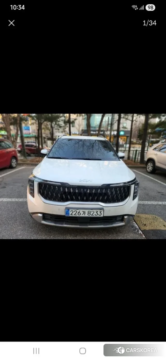 Kia The New Carnival 4th Generation 2024 Белый из Кореи
