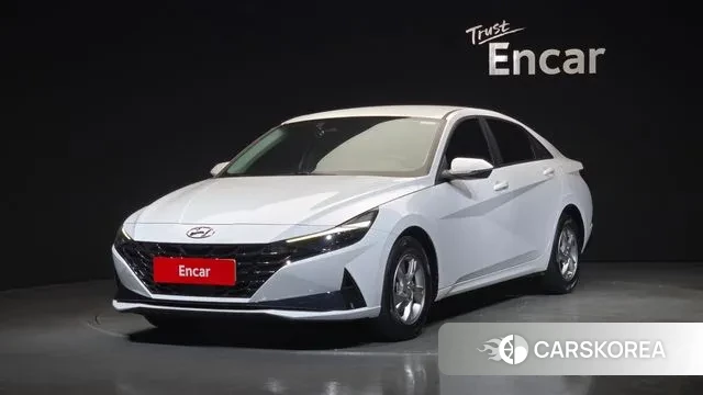 Hyundai Avante (CN7) 2020 Белый из Кореи