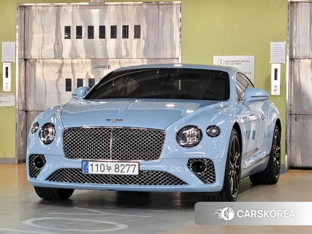 Bentley Continental GT 3rd Generation 2021 Небесно-голубой из Кореи