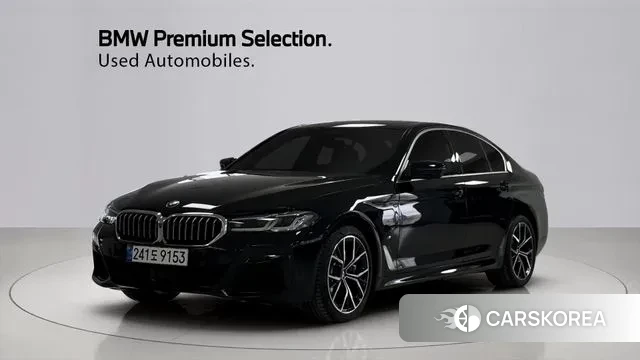 BMW 5 Series (G30) 2021 Черный из Кореи