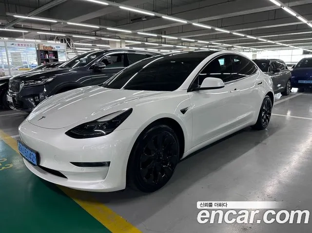 Tesla Model 3 2021 Белый из Кореи