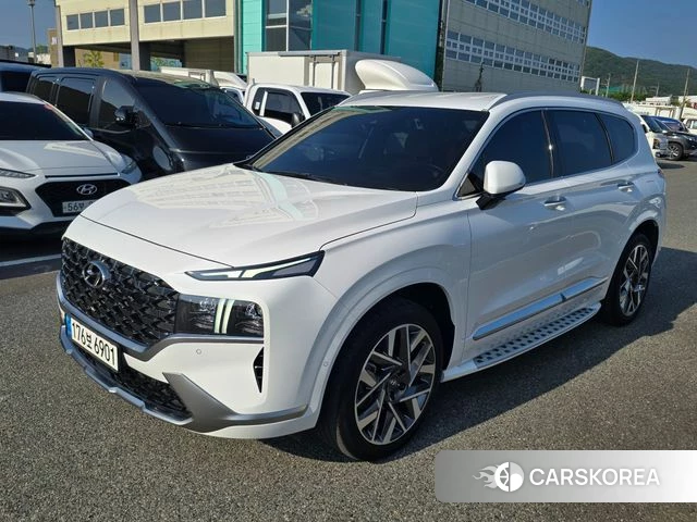 Hyundai The New Santa Fe 2023 Белый из Кореи