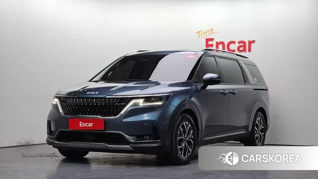 Kia Carnival 4th generation 2022 Небесно-голубой из Кореи