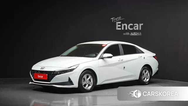 Hyundai Avante (CN7) 2021 Белый из Кореи