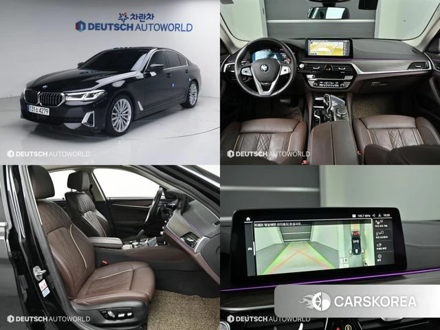 BMW 5 Series (G30) 2023 Черный из Кореи