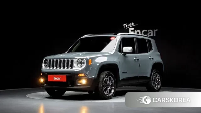 Jeep Renegade 2018 Небесно-голубой из Кореи