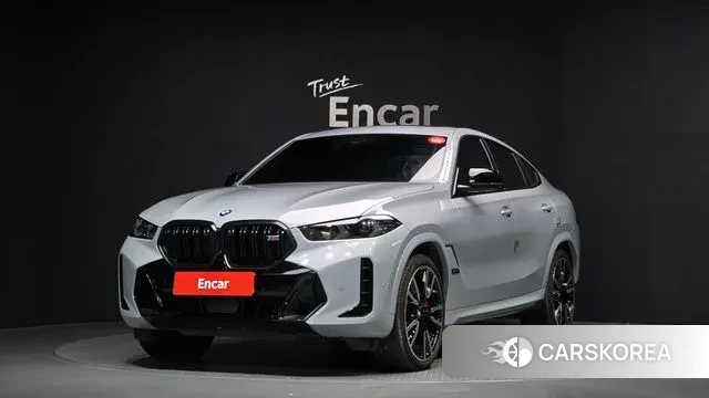 BMW X6 (G06) 2023 Светло-серебряный цвет из Кореи