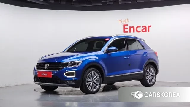Volkswagen T-Roc 2021 Синий из Кореи