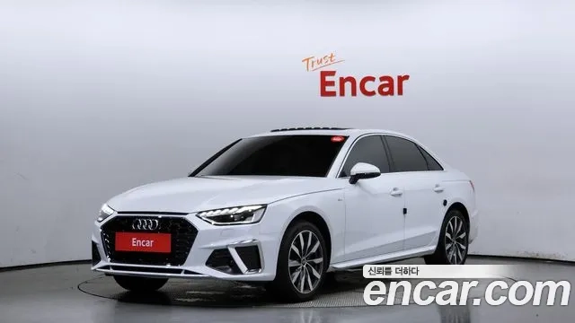 Audi A4 (B9) 2022 Белый из Кореи