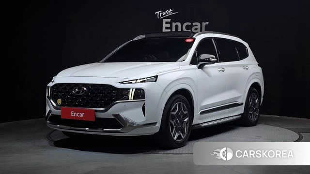 Hyundai The New Santa Fe 2023 Белый из Кореи