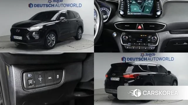 Hyundai Santa Fe TM 2018 Черный из Кореи