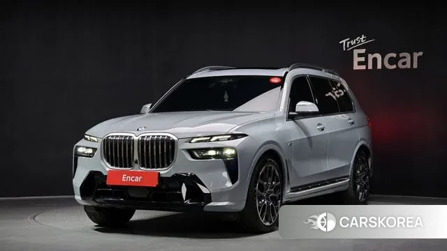 BMW X7 (G07) 2024 Серебряный из Кореи