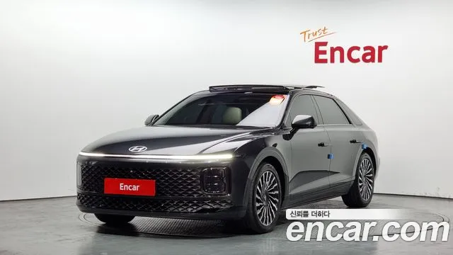 Hyundai Grandeur Hybrid (GN7) 2023 Черный из Кореи