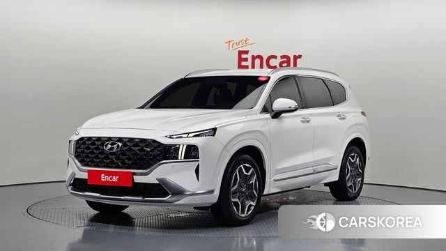 Hyundai The New Santa Fe 2021 Белый из Кореи