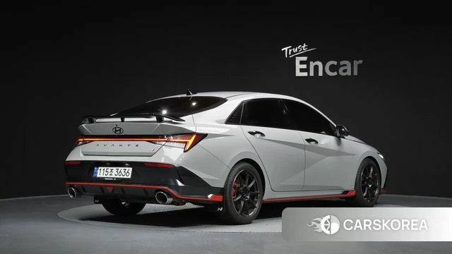Hyundai The New Avante (CN7) 2023 Серебристо-серый из Кореи