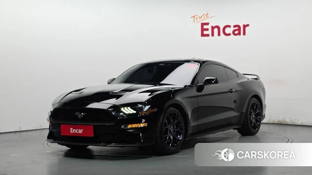 Ford Mustang 2021 Черный из Кореи