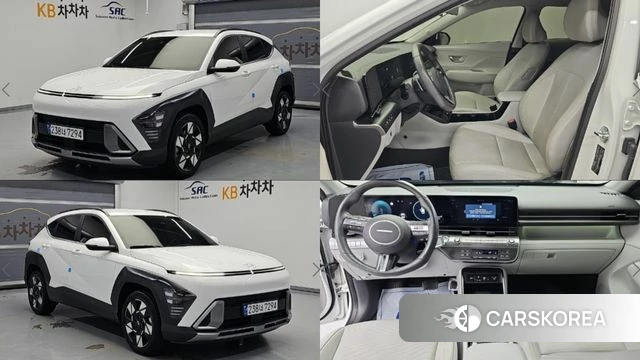 Hyundai Kona Hybrid (SX2) 2023 Белый из Кореи