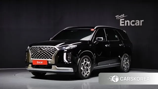 Hyundai Palisade 2021 Черный из Кореи