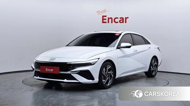 Hyundai The New Avante (CN7) 2025 Белый из Кореи
