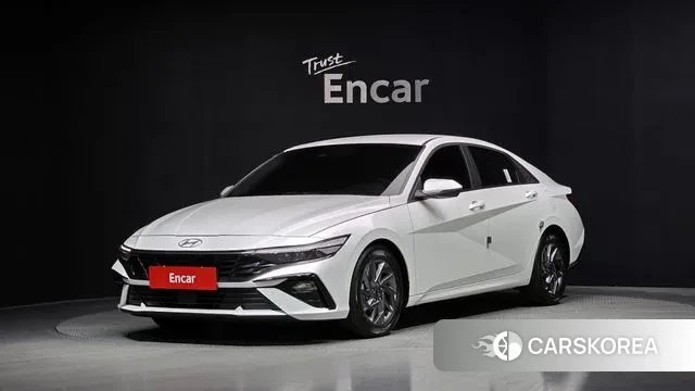 Hyundai The New Avante (CN7) 2023 Белый из Кореи