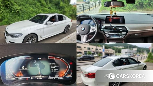 BMW 5 Series (G30) 2020 Белый из Кореи