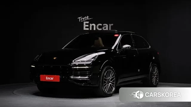 Porsche Cayenne (PO536) 2021 Черный из Кореи
