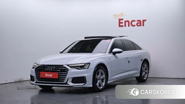 Audi A6 (C8) 2020 Белый из Кореи