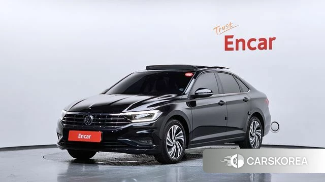 Volkswagen 7th Generation of Jetta 2021 Черный из Кореи