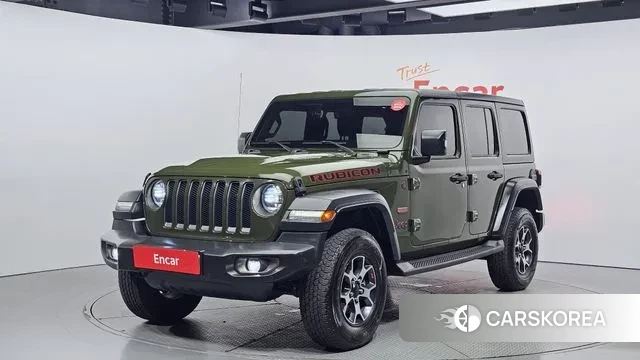 Jeep Wrangler (JL) 2020 Темно-зеленый из Кореи