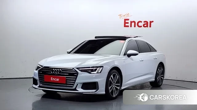 Audi A6 (C8) 2020 Белый из Кореи