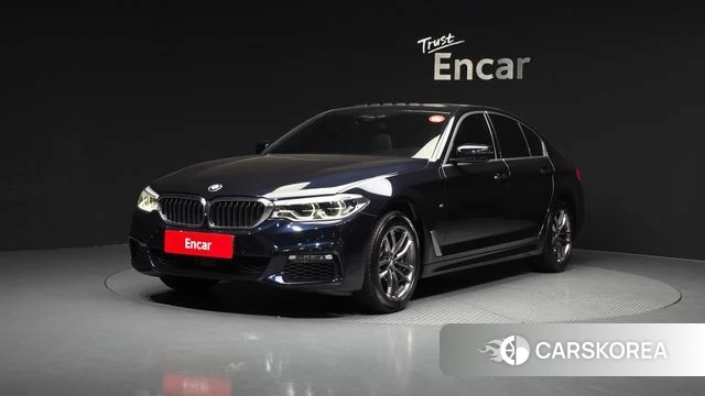 BMW 5 Series (G30) 2018 Черный из Кореи